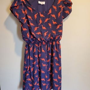 Modcloth O My Gosh A-line dinosaur dress.